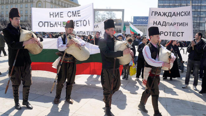 Гайдари поведоха протеста в Пловдив