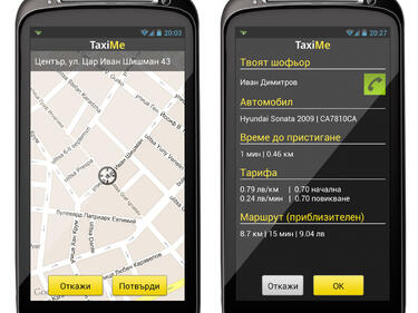 Търновци ще могат да си поръчат такси и със смартфона