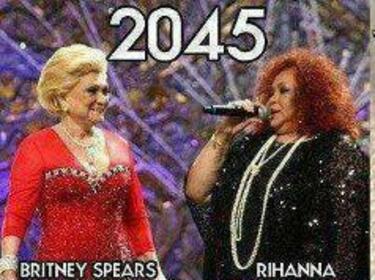 Как ще изглеждат днешните поп звезди през 2045 г.