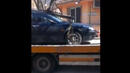 Родна действителност: „паяк“ вдигна автомобил и го потроши