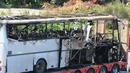 Продължават експерименталните взривявания на автобуси край Ихтиман