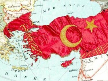 Депутат на Ердоган показа карта на Велика Турция, която "изяжда" половин България