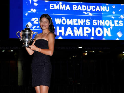 Шампионката от US Open Ема Радукану бе избрана за спортна