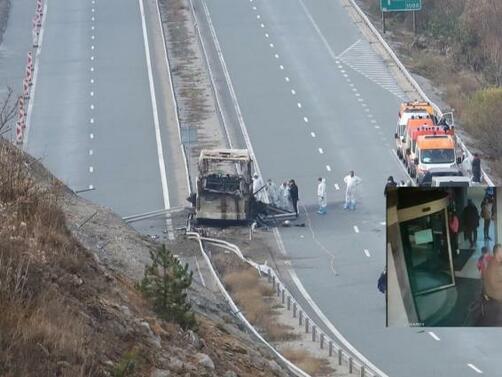 Пътниците в автобуса който изгоря на магистрала Струма са екскурзианти