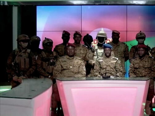 Армията в размирната африканска страна Буркина Фасо в западната част на континента