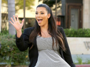 Няма да повярвате какво направи Ким Кардашиян за нероденото си бебе