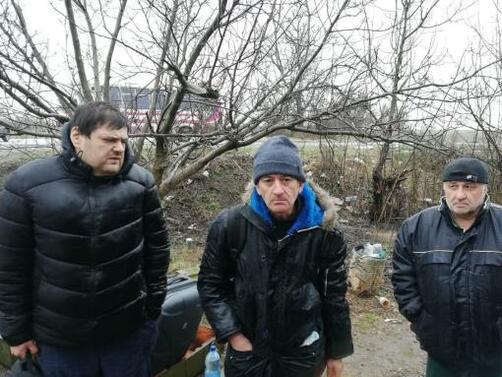 Българските моряци и украинският кадет от екипажа на блокирания в