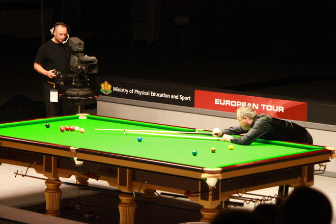 Шампионът на PTC Victoria Bulgaria Open 2013 Джон Хигинс