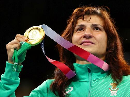 Олимпийската шампионка по бокс от Токио 2020 Стойка Кръстева и