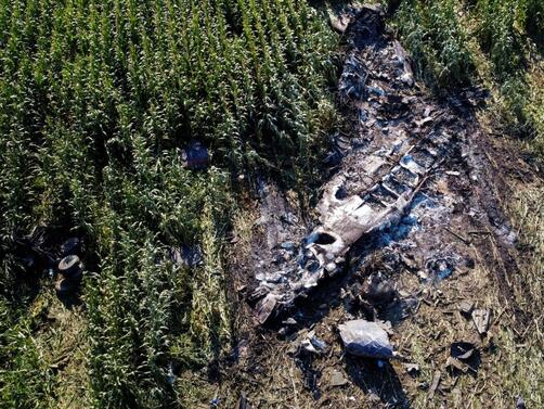 Няма токсично замърсяване край Кавала след катастрофата на украинския товарен самолет Теренът