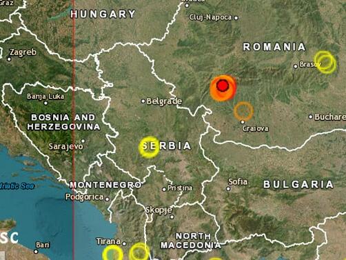 Нова серия земетресения удариха Румъния тази нощ Отново епицентърът е