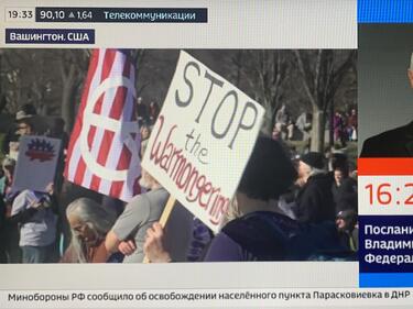 Овсянникова се присмя: Путинските медии стартираха обратно броене до реч на вожда