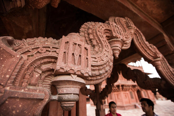Индийският Град на победата - Fatehpur Sikri е един уникален запазен комплекс от дворци, храмове и паметници 
 
 