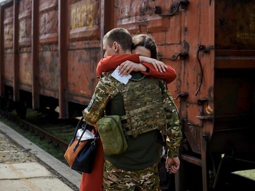 Президентът на Украйна Володимир Зеленски преди малко пусна надъхващ пост