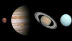Венера, Юпитер, Меркурий и Уран са подредени днес в права линия една до друга
