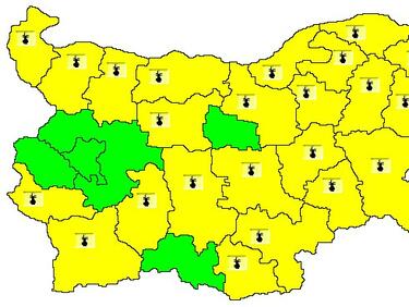 Предупреждение за опасно високи температури утре