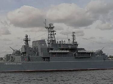 Украйна нанесе поражения на руски военен кораб в Новоросийск