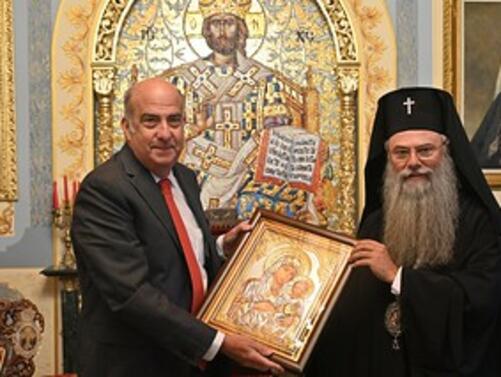 Пловдивският митрополит Николай прие Негово Превъзходителство посланика на Съединените американски