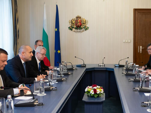 Президентът Румен Радев проведе среща с управляващия директор на Международния