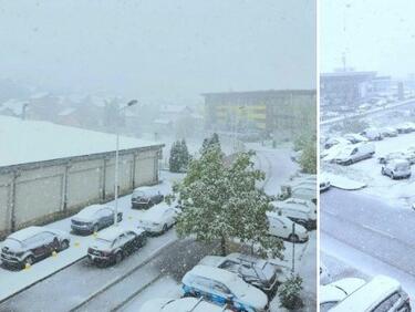 Снежна покривка вече се е образувала в Сараево
