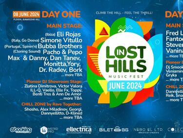 С над 40 артисти на три сцени: Фестивалът „Lost in Hills“ обявява своята двуднена програма