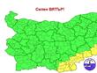 Жълт код е обявен в областите Добрич, Варна, Бургас, Ямбол, Хасково и Кърджали