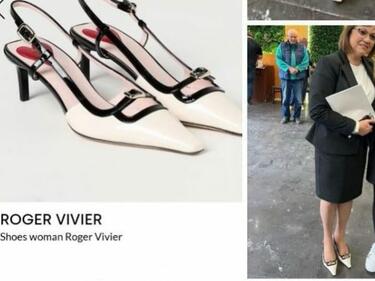 БСП принцеса: Корнелия шокира бедните социалисти с обувки Roger Vivier, вижте колко струват
