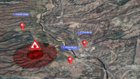 Над 100 дка гора горят край Струмяни, 1000 души са евакуирани