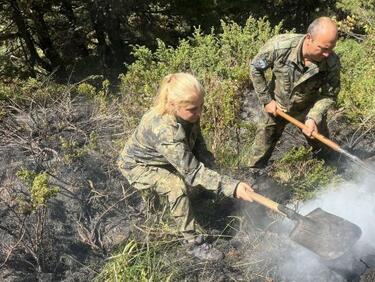 Борбата с пожара в Рила продължава вече 11 дни