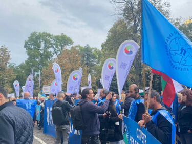  Ваня Григорова поведе транспортния протест под прозорците на Терзиев