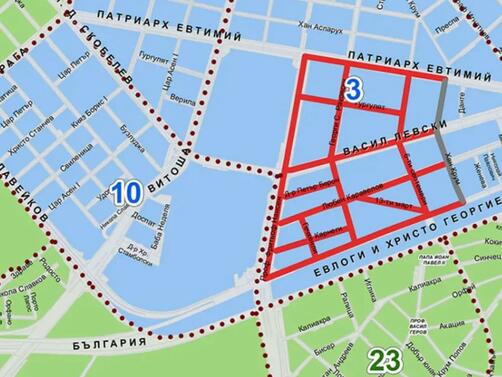 Столичната община продължава поетапното миене по карета в централната градска