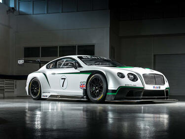 Красив и бърз - новият 2014 Bentley Continental GT3